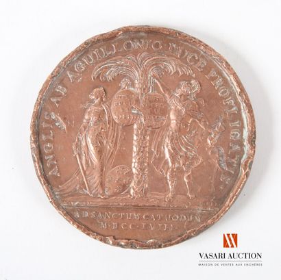 Médailles de table : Ludovico XV optimo principi...