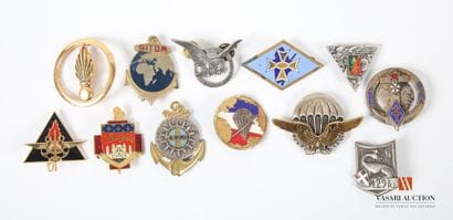 Insigne militaires : 1er RIMa, insigne de...