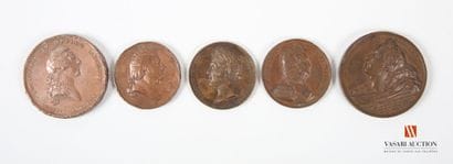 Médailles de table : Ludovico XV optimo principi...