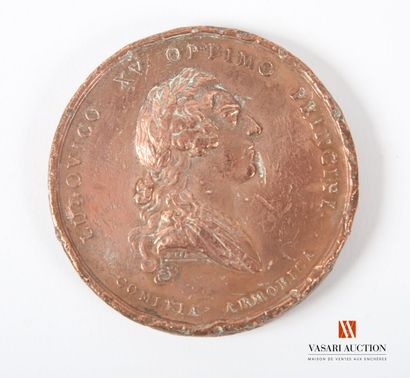 Médailles de table : Ludovico XV optimo principi...