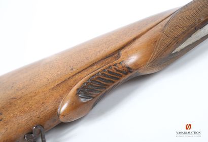 Fusil de chasse à percussion, canons en table...