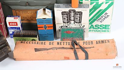 Munitions de catégorie C : environ 210 cartouches...