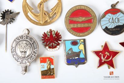 Insigne de béret des Troupes de marine, insigne...