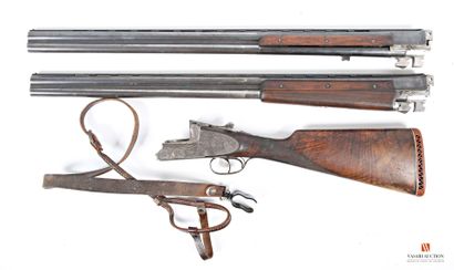 Fusil de chasse à platines AYA, canons superposés...