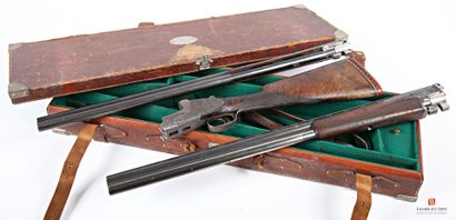 Fusil de chasse à platines AYA, canons superposés...