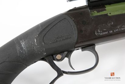 Fusil de chasse mono coup pliant type kipplauf...
