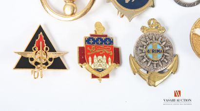 Insigne militaires : 1er RIMa, insigne de...