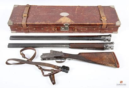 Fusil de chasse à platines AYA, canons superposés...