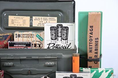 Munitions de catégorie C : environ 210 cartouches...