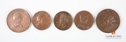 Médailles de table : Ludovico XV optimo principi...