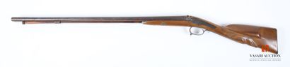 Fusil de chasse à percussion, canons en table...