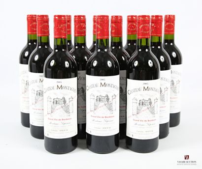 12 bouteilles	Château MONTAGNES	Bordeaux...