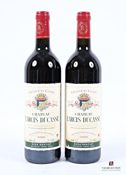 2 bouteilles	Château LARCIS DUCASSE	St Emilion...