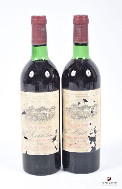 2 bouteilles	Château HAUT SIMARD	St Emilion...