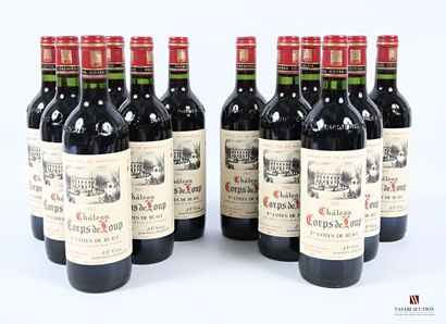 12 bouteilles	Château CORPS DE LOUP	1ères...
