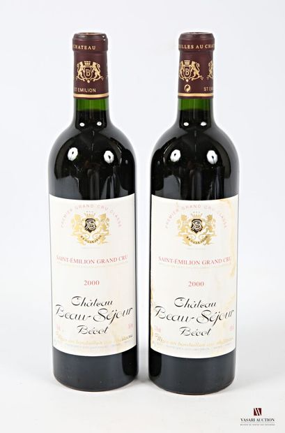 2 bouteilles	Château BEAU-SÉJOUR BÉCOT	St...