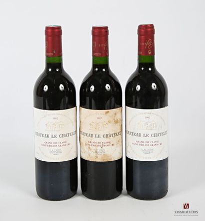 3 bouteilles	Château LE CHATELET	St Emilion...