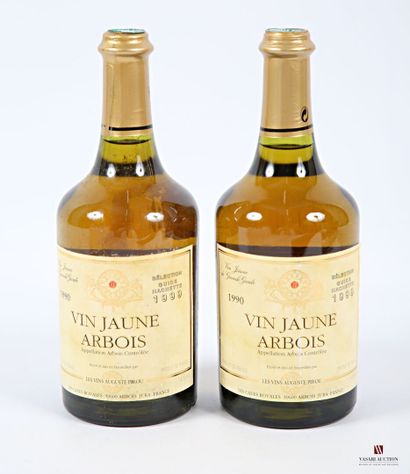 2 bouteilles	VIN JAUNE ARBOIS mise Auguste...