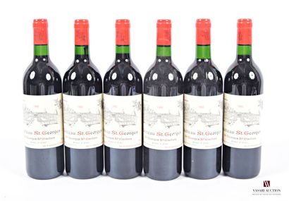 6 bouteilles	Château St GEORGES	St Georges...
