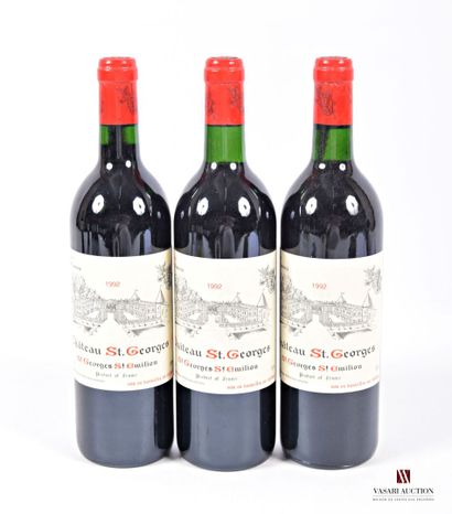 3 bouteilles	Château St GEORGES	St Georges...