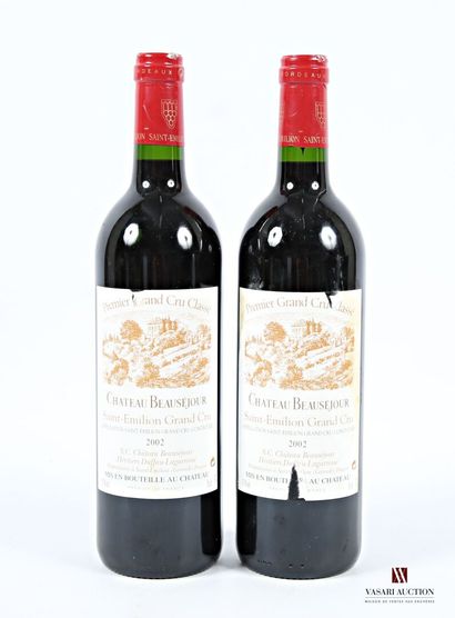 2 bouteilles	Château BEAUSÉJOUR	St Emilion...