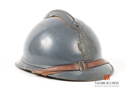 Casque Adrian modèle 1915, rare attribut...
