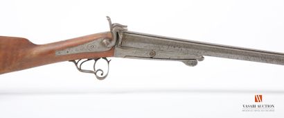 16-gauge pinfire shotgun, 75 cm table barrels,...
