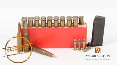 Munitions divers catégorie C : 19 cartouches...