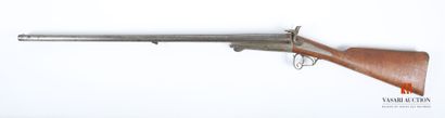 16-gauge pinfire shotgun, 75 cm table barrels,...