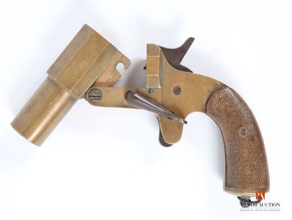 Pistolet lance fusée Chobert 1917, war production...
