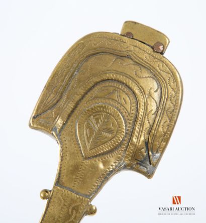 Couteau de ceinture Koumya, belle lame courbe...