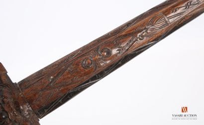 Kriss, 15 cm flaming blade, ukiran (handle)...