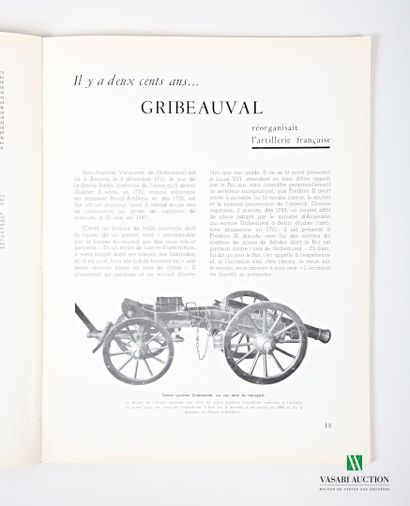 [REVUE DU MUSEE DE L'ARMEE]
Lot comprenant...