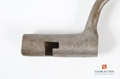 Baïonnette à douille du type 1730, lame triangulaire...