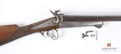 16-gauge pinfire shotgun, 73.5 cm double...