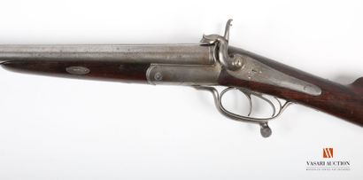 12-gauge pinfire shotgun, 75 cm Damascus...