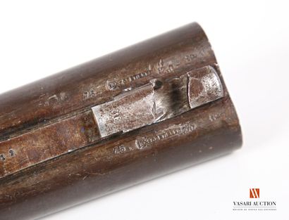 16-gauge pinfire shotgun, 73.5 cm double...