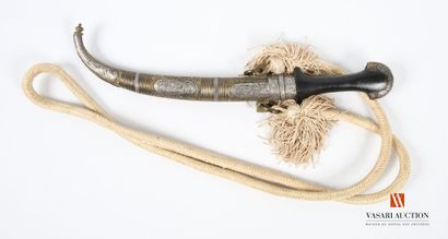 Couteau de ceinture Koumya, lame courbe de...