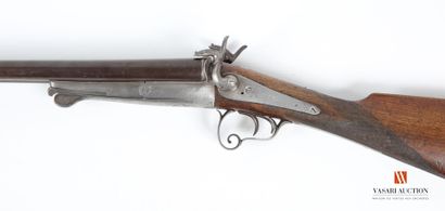 16-gauge pinfire shotgun, 73.5 cm double...