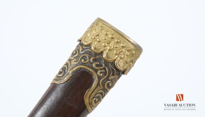 Nécessaire de voyage chinois, étui en métal...