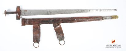 Épée touareg Takouba, lame plate droite de...