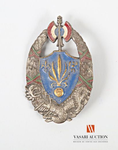 Insigne du 5e Régiment Étranger d'Infanterie,...