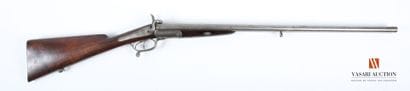 12-gauge pinfire shotgun, 75 cm Damascus...