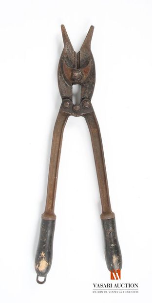 Pince coupe barbelés allemande, métal et...