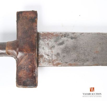 Épée touareg Takouba, lame plate droite de...