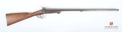 16-gauge pinfire shotgun, 75 cm table barrels,...