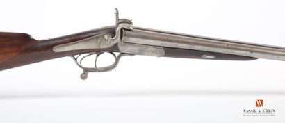 12-gauge pinfire shotgun, 75 cm Damascus...