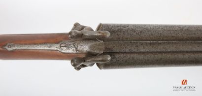 16-gauge pinfire shotgun, 75 cm table barrels,...