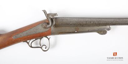 16-gauge pinfire shotgun, 75 cm table barrels,...