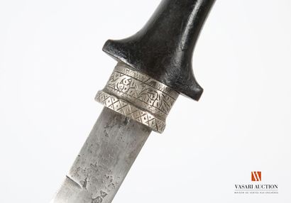 Couteau de ceinture Koumya, lame courbe de...